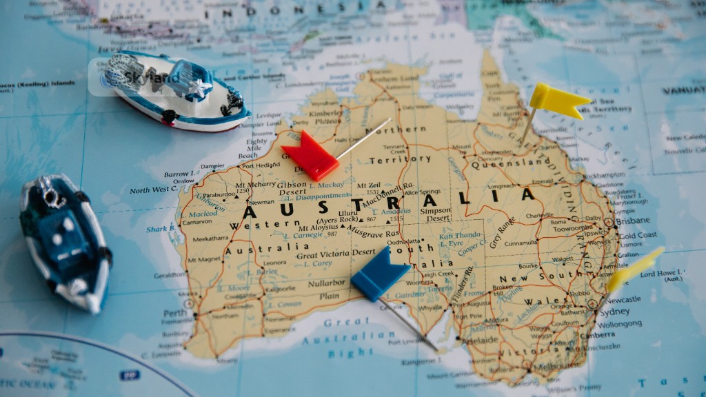 Planning migration to Australia on a map